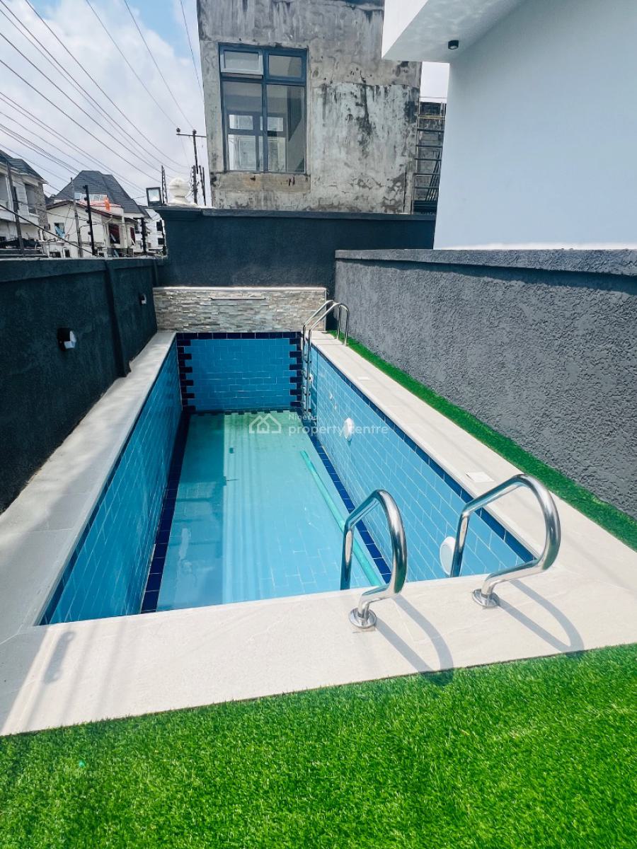 4 Bedroom Terrace Duplex with Swimming Pool, Osapa, Lekki, Lagos, Terraced Duplex for Sale
