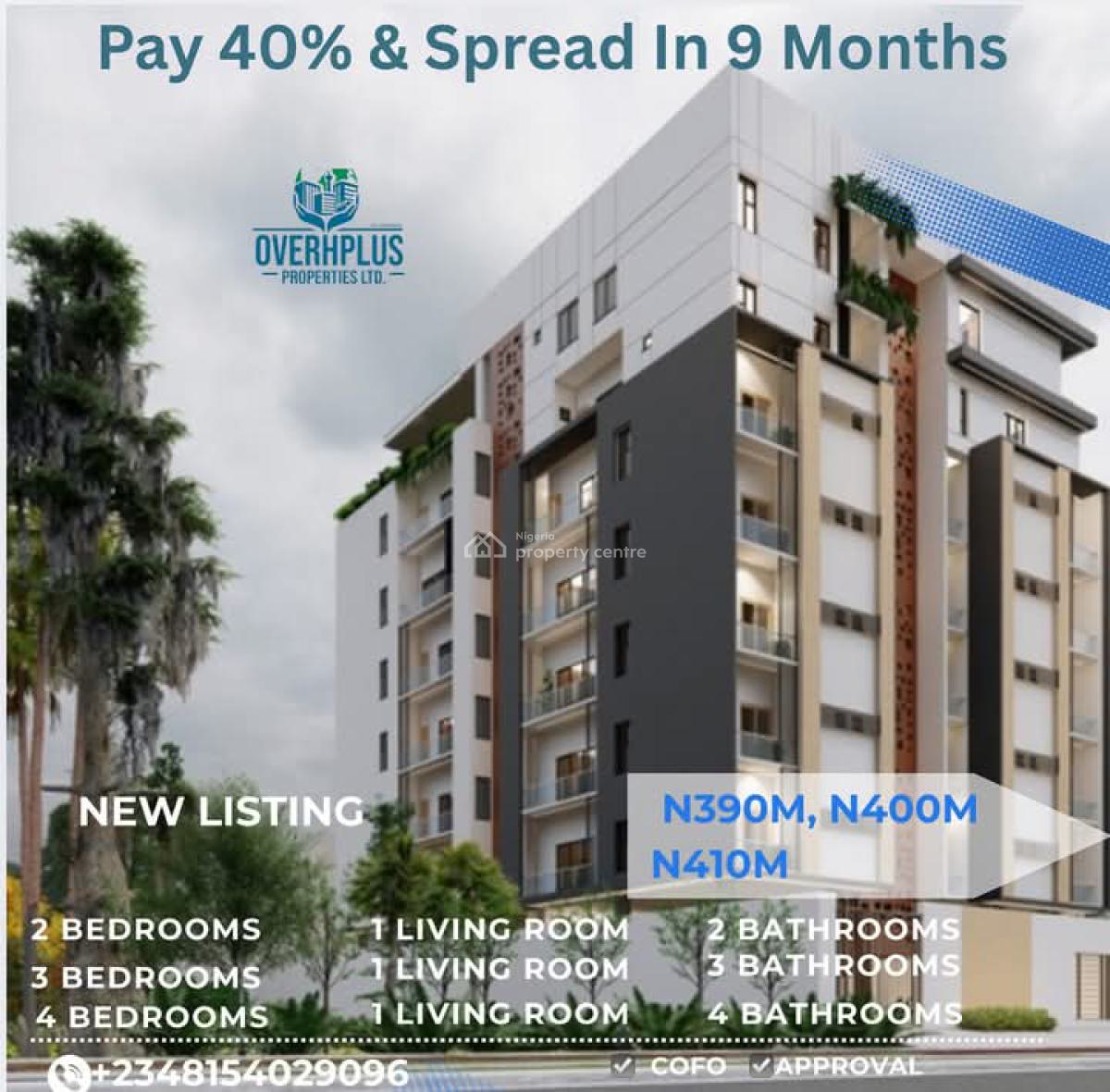 Waterfront Off-plan Luxury Apartments, Ikoyi, Lagos, House for Sale