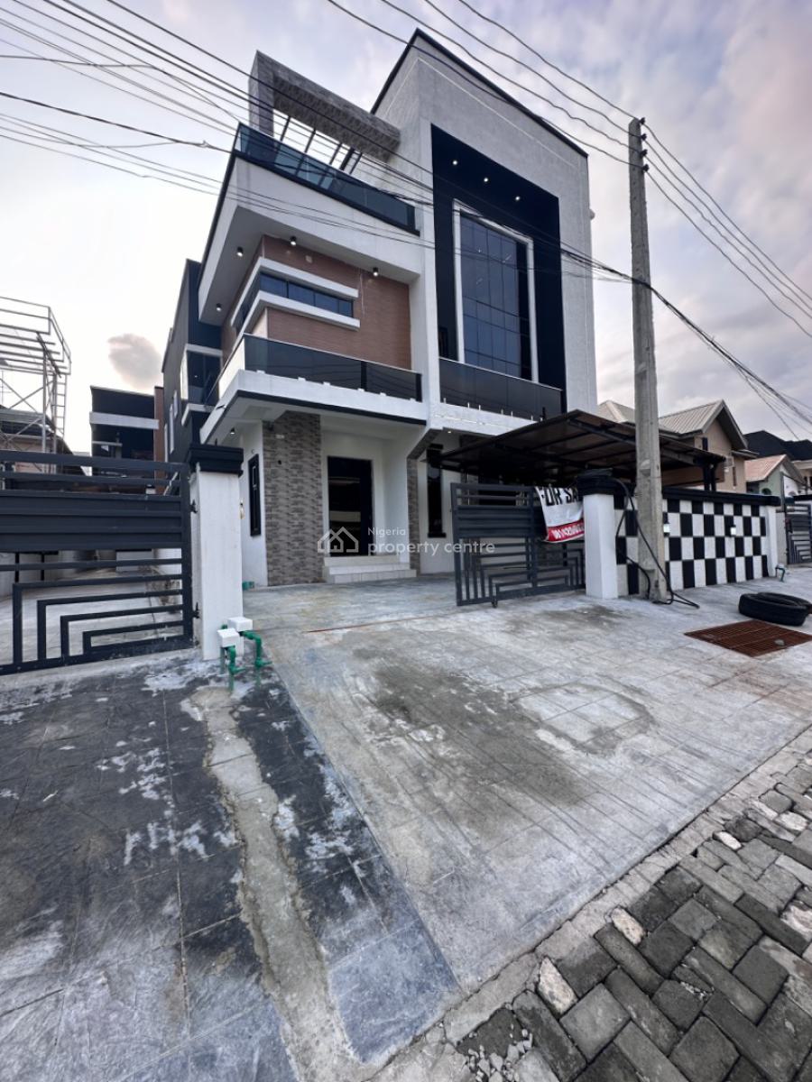 Beautifully Crafted 5 Bedroom Fully Detached House, Chevron Estate, Lekki, Lagos, Detached Duplex for Sale