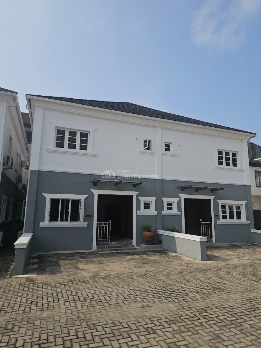 4 Bedrooms Semi Detached Duplex with Bq, Oral Estate Chevron, Lekki, Lagos, Semi-detached Duplex for Rent