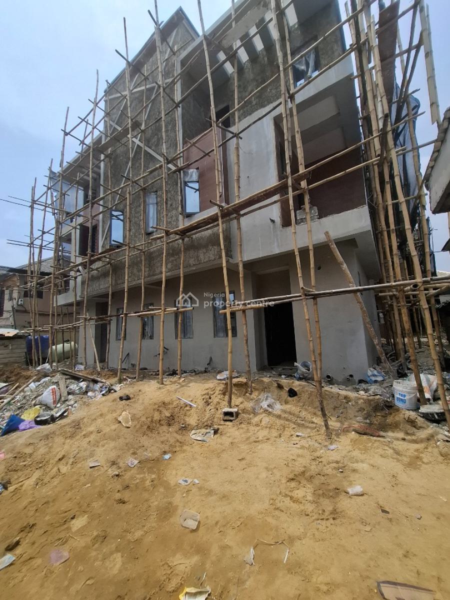 4 Bedroom Semi-detached Duplex Plus Bq, Kunle Otukoya Street, Harmony Estate, Ifako, Gbagada, Lagos, Semi-detached Duplex for Sale
