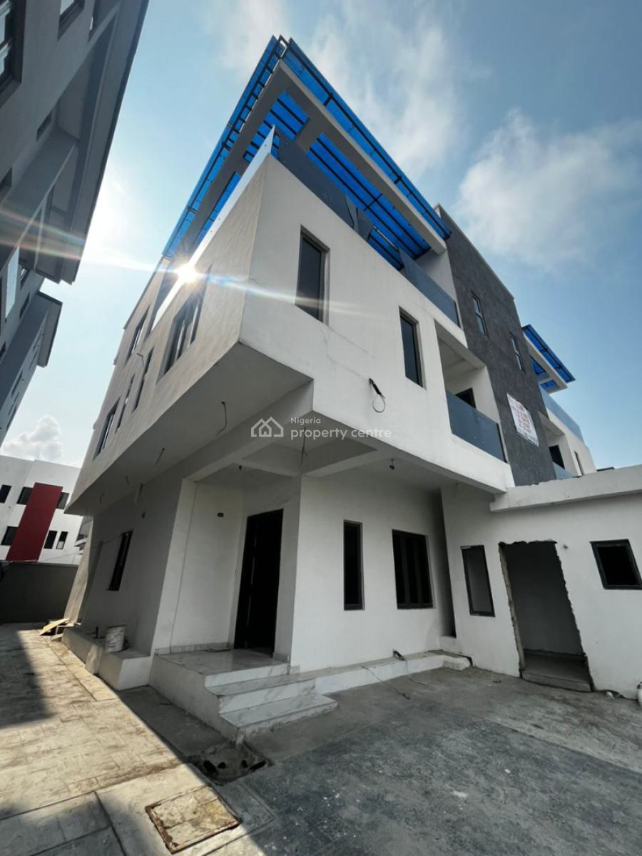 a 4 Bedroom Semi-detached House with Bq, Ikate, Ikate, Lekki, Lagos, Semi-detached Duplex for Sale