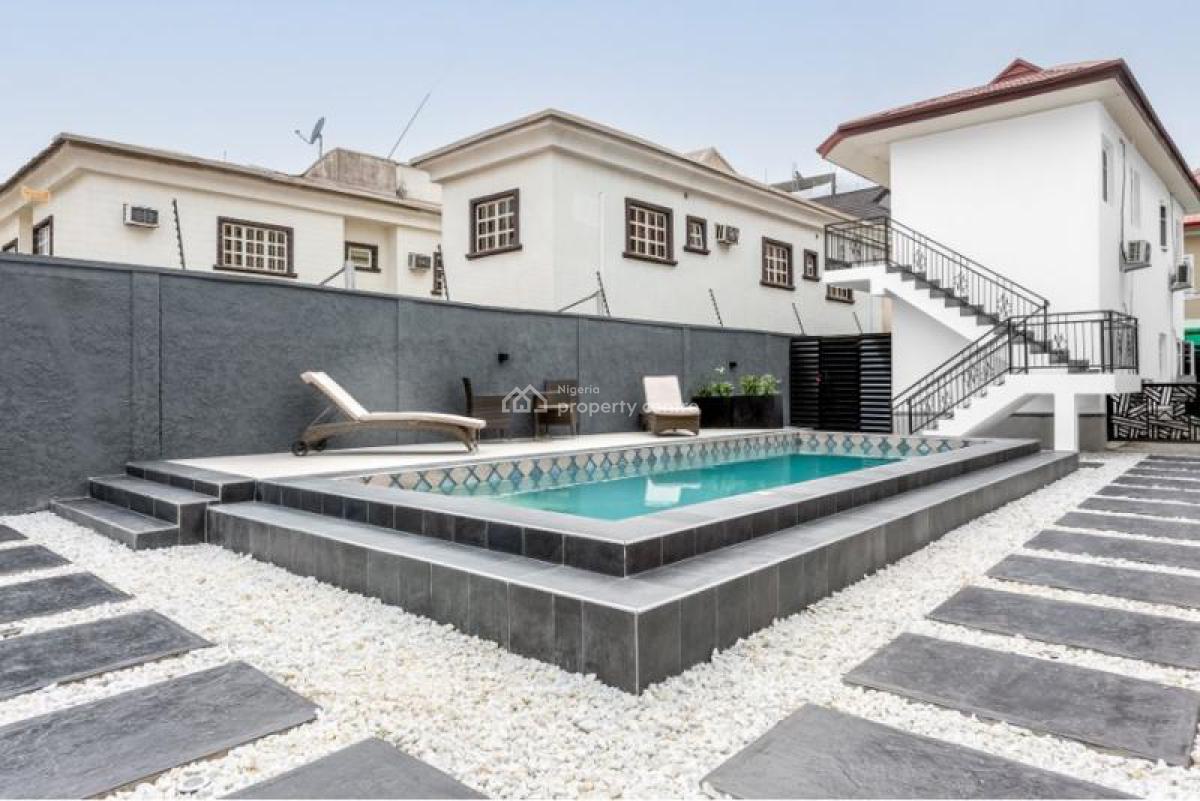 Furnished 4 Bedroom Apartment with Swimming Pool, Lekki Phase 1, Lekki Phase 1, Lekki, Lagos, Flat / Apartment for Rent