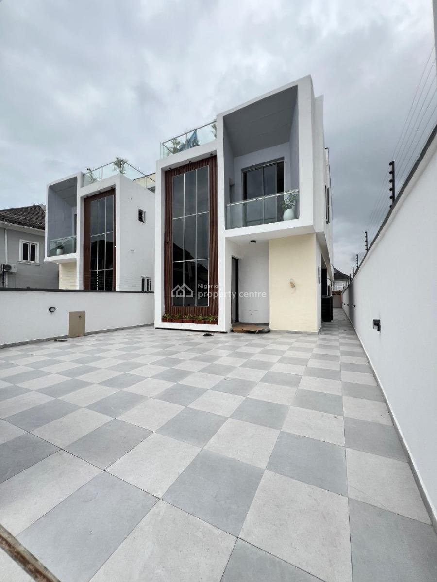Spacious 5 Bedroom Detached Duplex with Bq, Cinema, Pool & Rooftop, Chevron, Lekki, Lagos, Detached Duplex for Sale