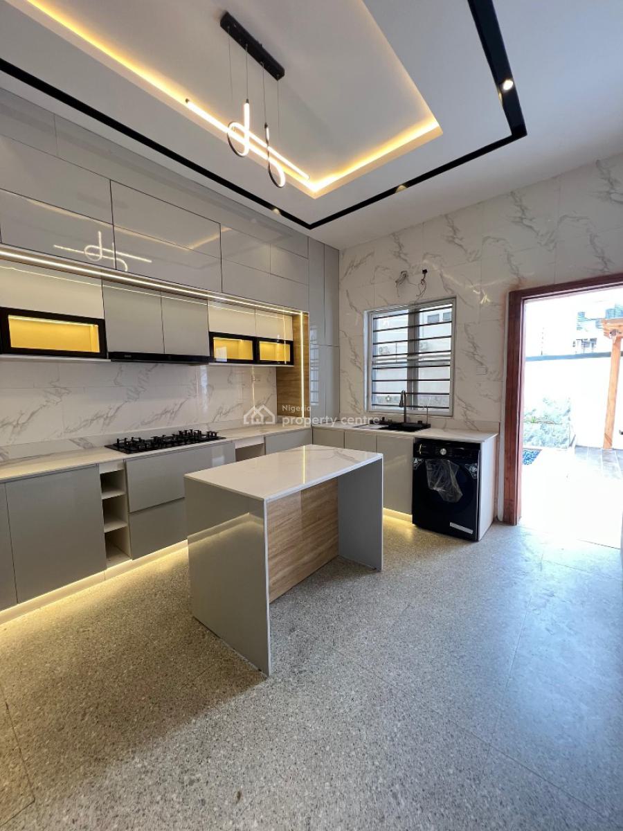 Spacious 5 Bedroom Detached Duplex with Bq, Cinema, Pool & Rooftop, Chevron, Lekki, Lagos, Detached Duplex for Sale