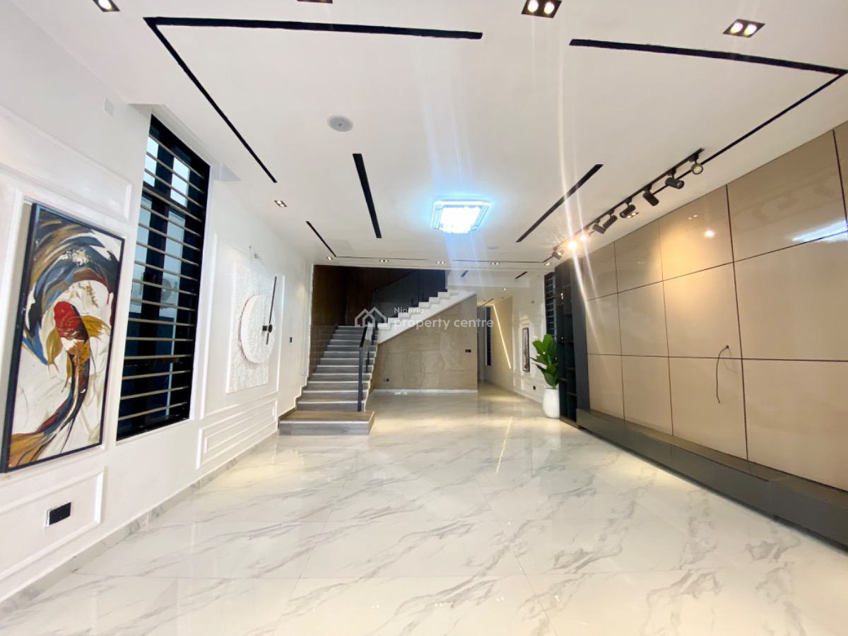 Iconic 5-bedroom Luxury Duplex with Pool, Inverter & Artistic Interior, Ajah, Lagos, Terraced Duplex for Sale