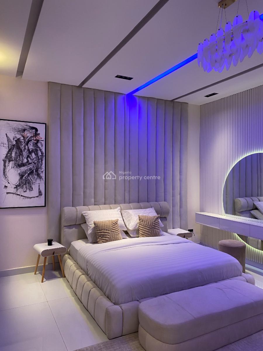 Brand New Automated Spacious 4 Bedroom Apartment, Ikate, Lekki, Lagos, Flat / Apartment Short Let