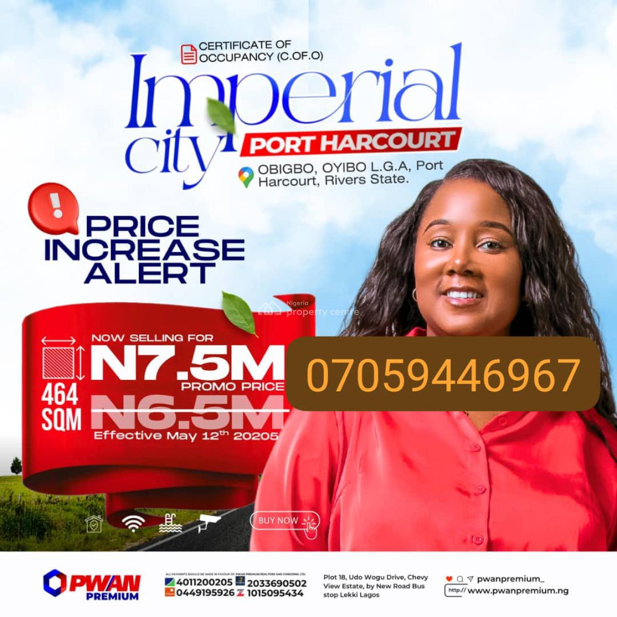 Plots of  C of O Lands in Obigbo at Promo of Buy One and Get 1 Free, Close to Afam Power Station, Oyigbo, Rivers, Mixed-use Land for Sale