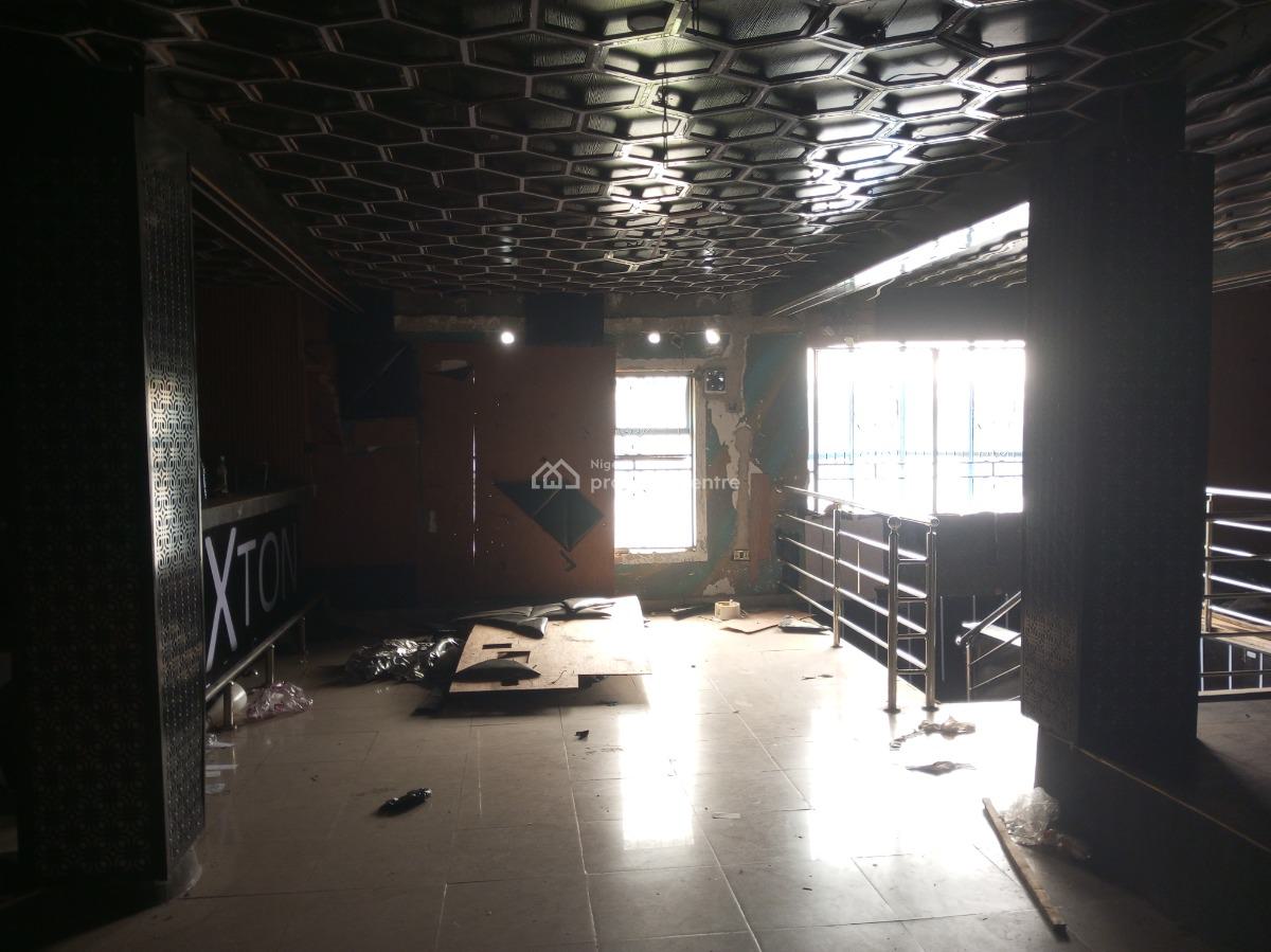 Commercial Space Upstairs Directly Facing The Road, Ado, Ajah, Lagos, Office Space for Rent
