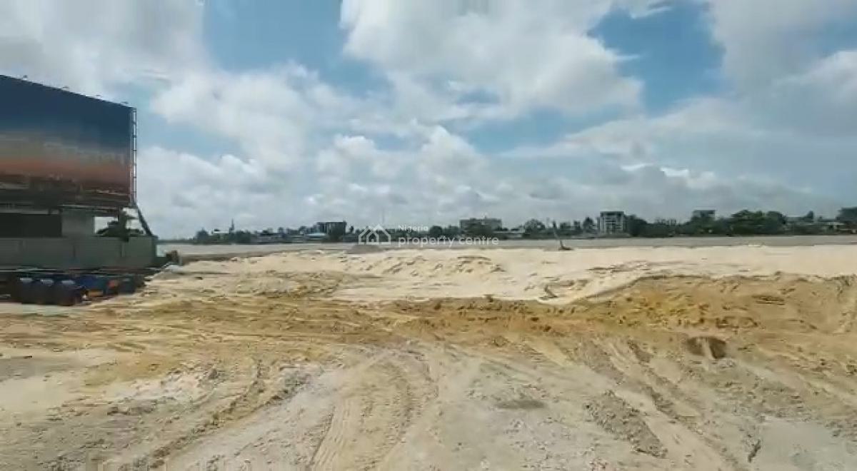 Waterfront Land Measured at 4300sq, Victoria Island (vi), Lagos, Commercial Land for Sale