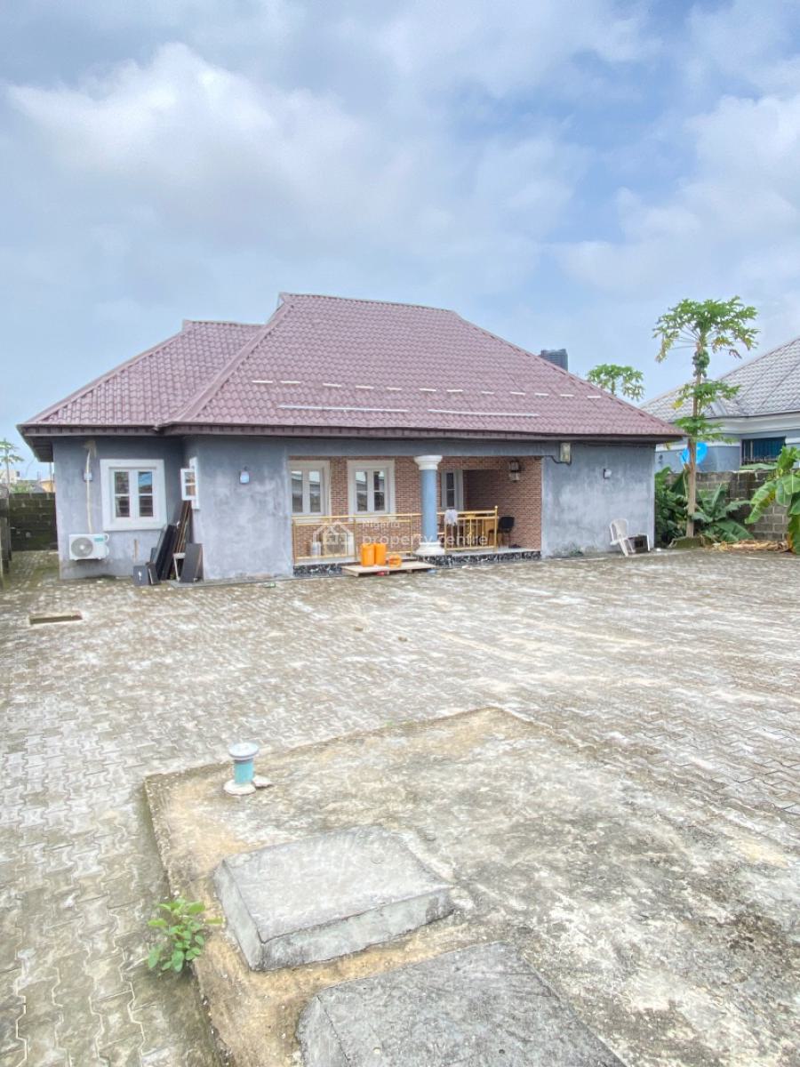 Spacious 3 Bedroom Detached Bungalow Bq on a Full Plot of Land, Peaceland, Ogombo, Ajah, Lagos, Detached Bungalow for Sale