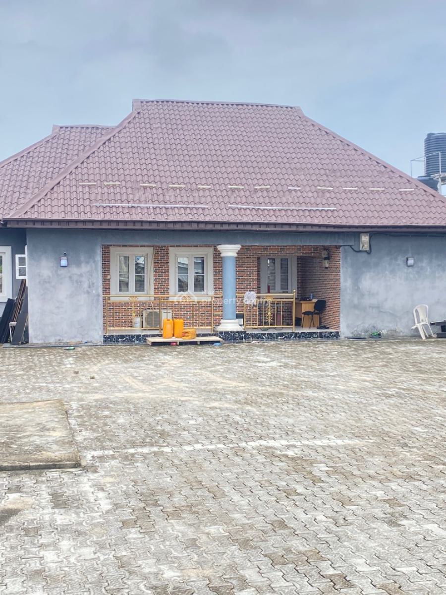 Spacious 3 Bedroom Detached Bungalow Bq on a Full Plot of Land, Peaceland, Ogombo, Ajah, Lagos, Detached Bungalow for Sale