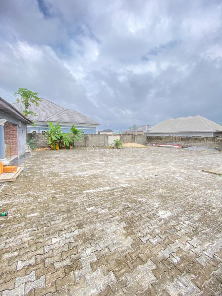 Spacious 3 Bedroom Detached Bungalow Bq on a Full Plot of Land, Peaceland, Ogombo, Ajah, Lagos, Detached Bungalow for Sale