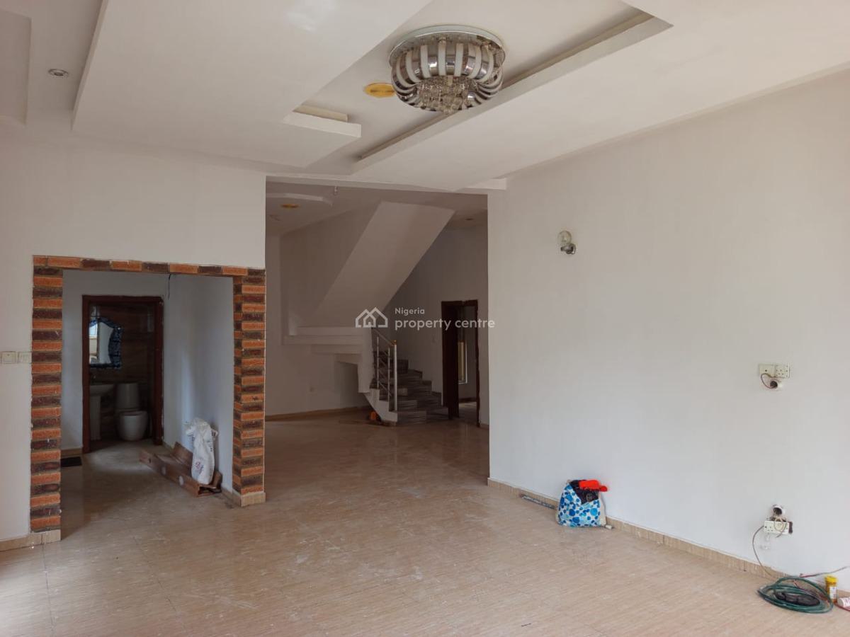 Spacious 5 Bedroom Detached Duplex with 1 Bq, Chevron Estate, Lekki, Lagos, Detached Duplex for Sale