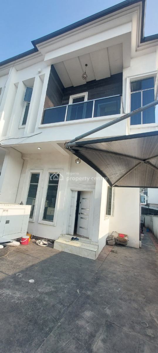 Spacious 4 Bedroom Semi Detached Duplex with 1bq, Chevron Drive Estate, Lekki, Lagos, Semi-detached Duplex for Rent