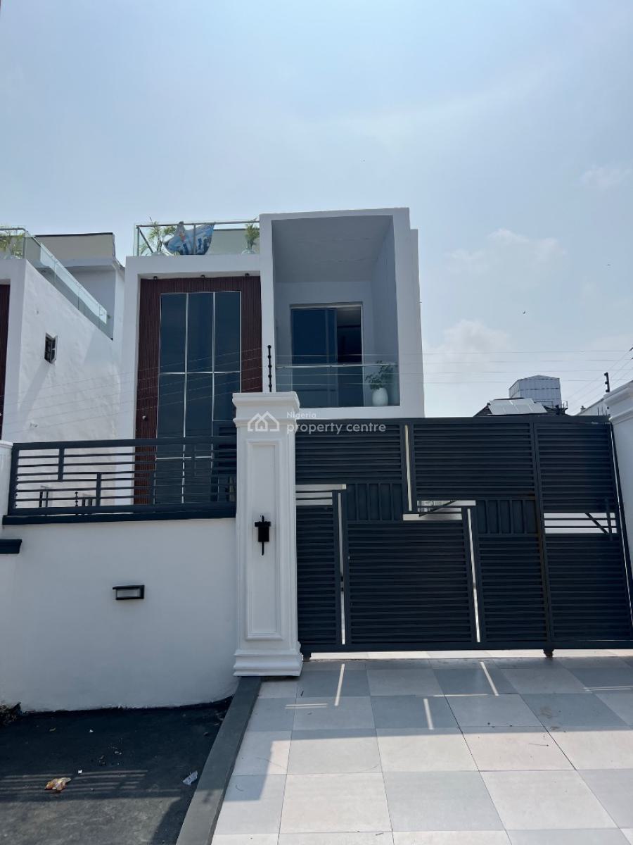 Five Bedrooms Detached Duplex with Bq Swimming Pool, Chevron, Lekki Phase 1, Lekki, Lagos, Detached Duplex for Sale