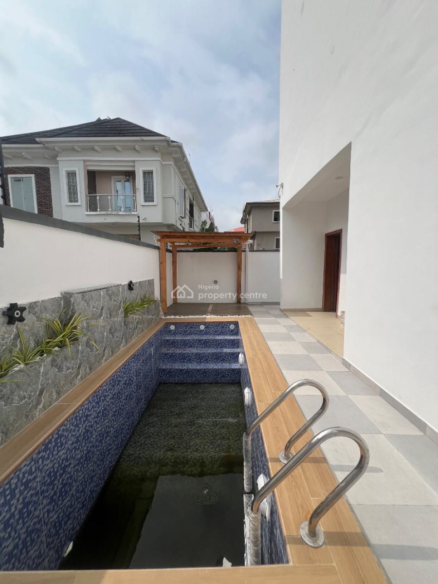 Five Bedrooms Detached Duplex with Bq Swimming Pool, Chevron, Lekki Phase 1, Lekki, Lagos, Detached Duplex for Sale