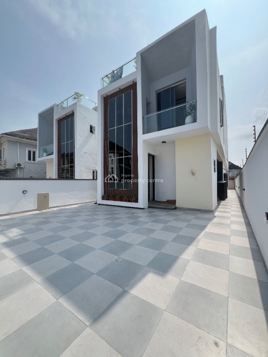 Five Bedrooms Detached Duplex with Bq Swimming Pool, Chevron, Lekki Phase 1, Lekki, Lagos, Detached Duplex for Sale