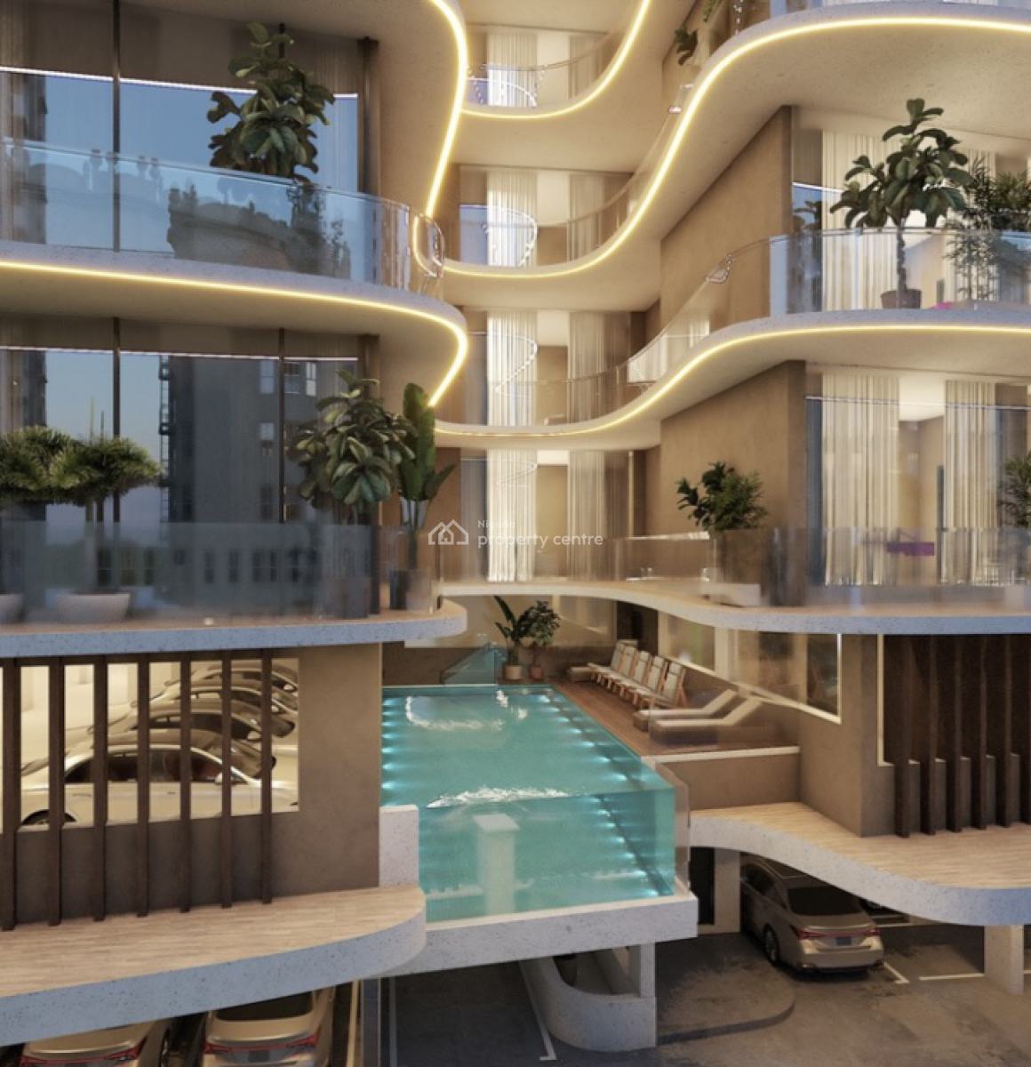 8th Floor Pent-floor 2 Bedrooms Luxury Flat with Bq, Pool and Gym, Off Ahmadu Bello Way, Victoria Island (vi), Lagos, Flat / Apartment for Sale