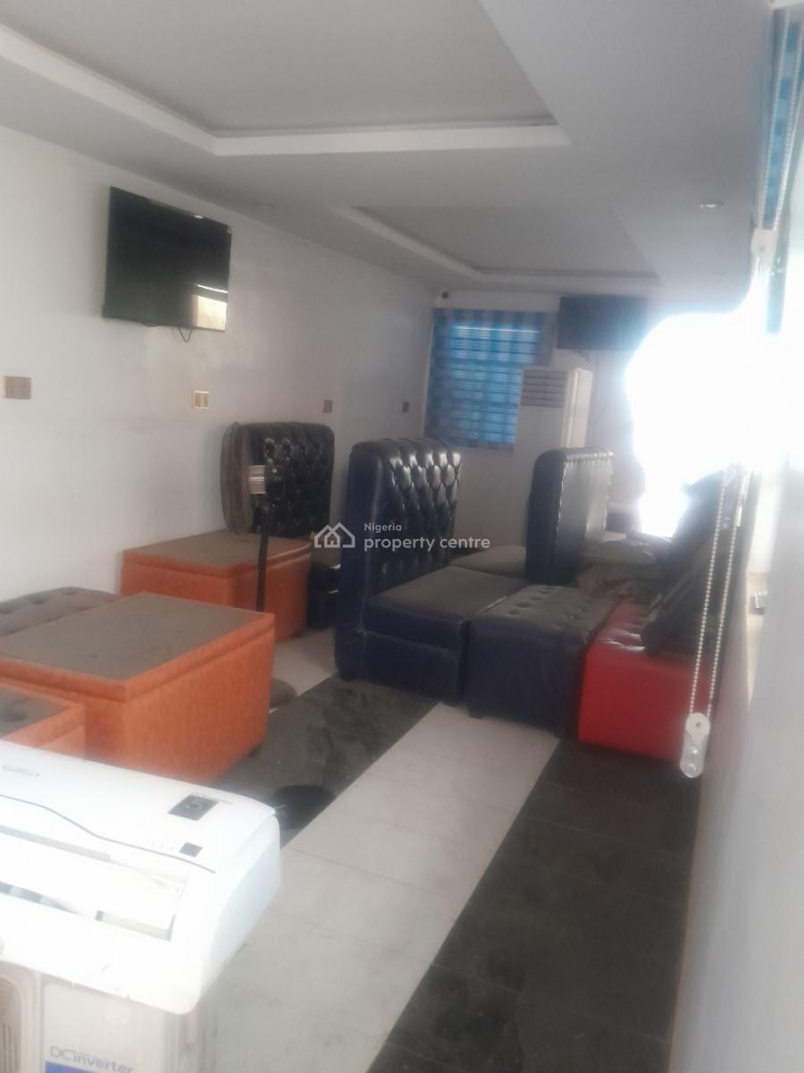 a Modern Guest House with Hall and Bar House on a Full Plot of Land, Mobil Bus Stop, Ipaja, Lagos, Hotel / Guest House for Sale