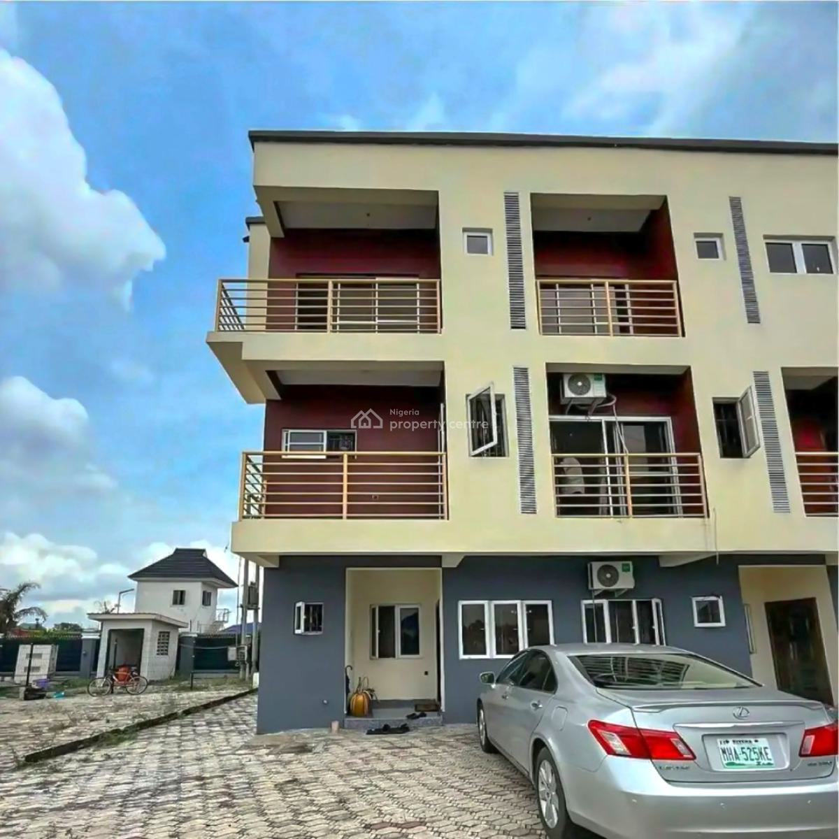 4 Bedrooms Terraced Duplex in an Estate, Garden Heights Estate, Eliozu, Port Harcourt, Rivers, Terraced Duplex for Sale
