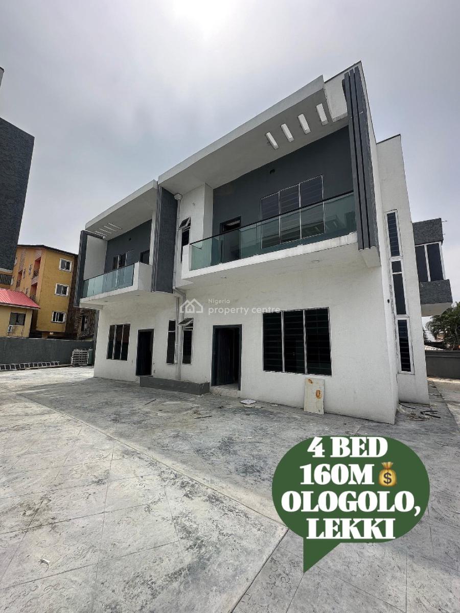 Lovely 4 Bedroom Semi Detached Duplex with Bq, Ologolo, Ologolo, Lekki, Lagos, Semi-detached Duplex for Sale