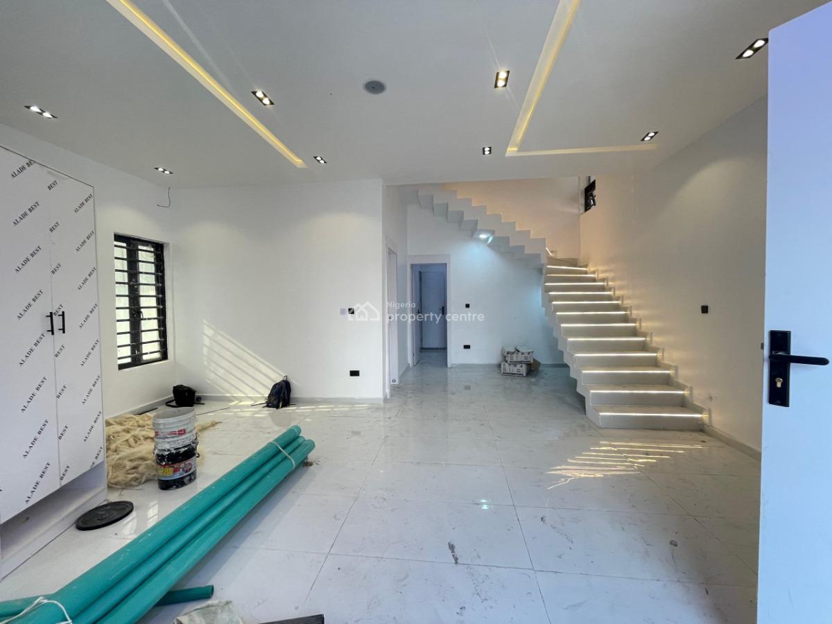 Brand New 4 Bedroom Detached House with Boys Quarter, Ocean Palm Estate, Sangotedo, Ajah, Lagos, Detached Duplex for Sale