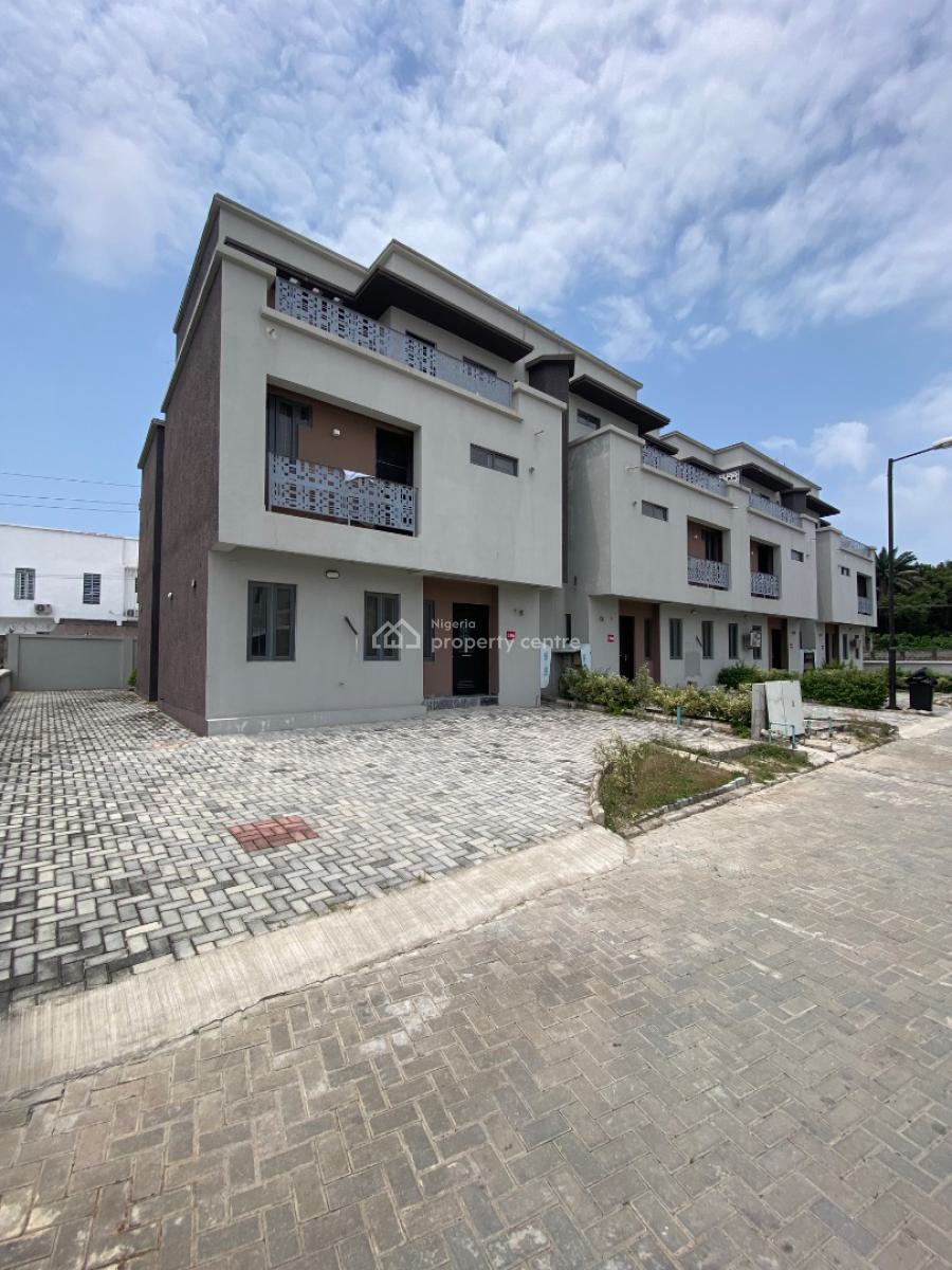 Lovely 4 Bed Duplex in a Gated Estate, Chevron Toll Gate, Lekki, Lagos, Terraced Duplex for Sale