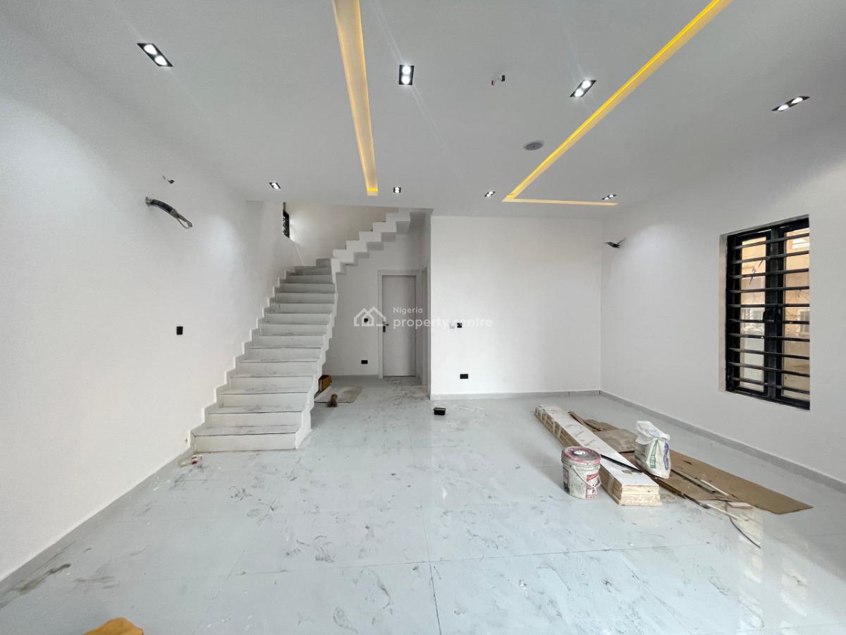 Brand New 4 Bedroom Detached House with Boys Quarter, Ocean Palm Estate, Sangotedo, Ajah, Lagos, Detached Duplex for Sale