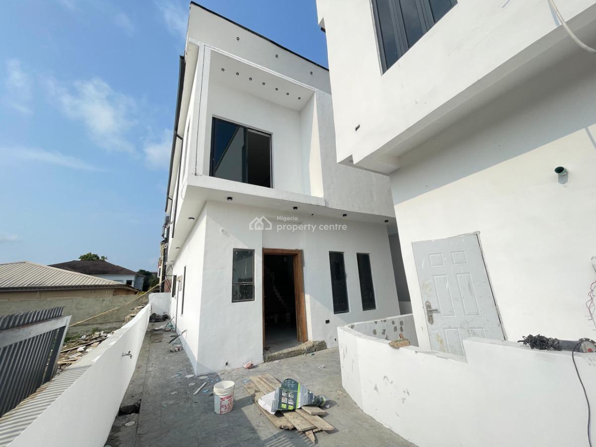 Brand New 4 Bedroom Detached House with Boys Quarter, Ocean Palm Estate, Sangotedo, Ajah, Lagos, Detached Duplex for Sale