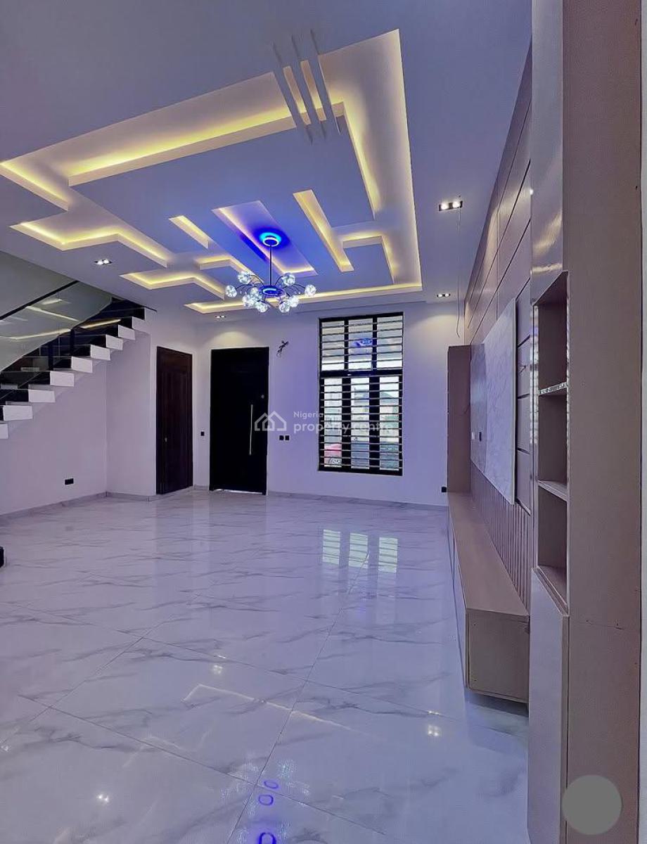 Self Compound 4 Bedroom Terrace, Ikota,lekki, Ikota, Lekki, Lagos, Terraced Duplex for Sale