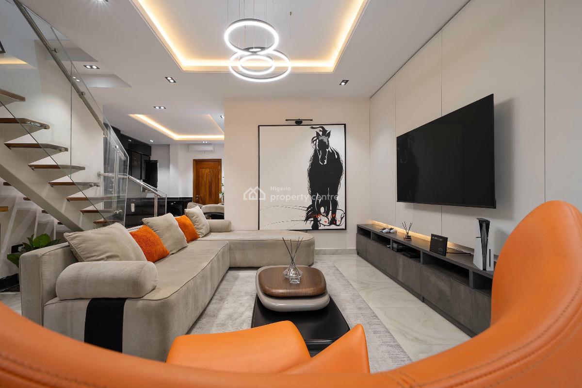 Our Luxury & Spacious 3 Bedroom Terrace Apartment with Bathtub, Ps5, Lekki Phase 1, Lekki, Lagos, Flat / Apartment Short Let