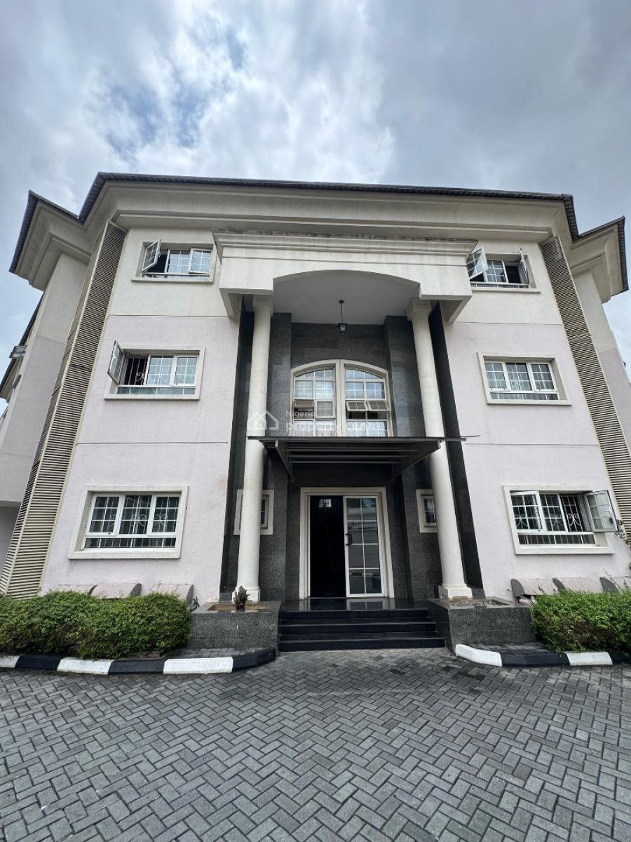Spacious 3 Bedroom Apartment with Bq, Banana Island Estate, Banana Island, Ikoyi, Lagos, Flat / Apartment for Rent