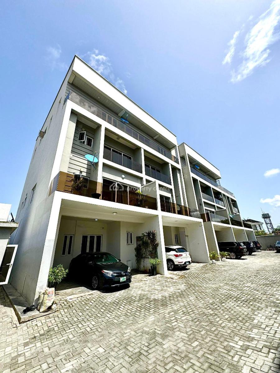 Luxury 4 Bedrooms, Lekki Phase 1, Lekki, Lagos, Terraced Duplex for Rent