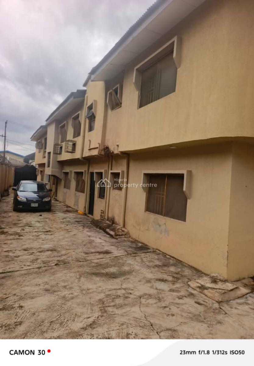 a Very Solid and Standard Block of 4 Numbers of 3 Bedroom Flats, New Oko-oba, Agege, Lagos, Block of Flats for Sale