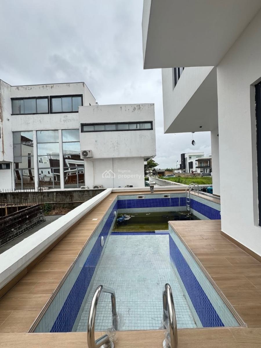 Topnotch 5 Bedroom Fully Detached House with Pooll, Pinnock Beach Estate Osapa London, Lekki, Lagos, Detached Duplex for Sale