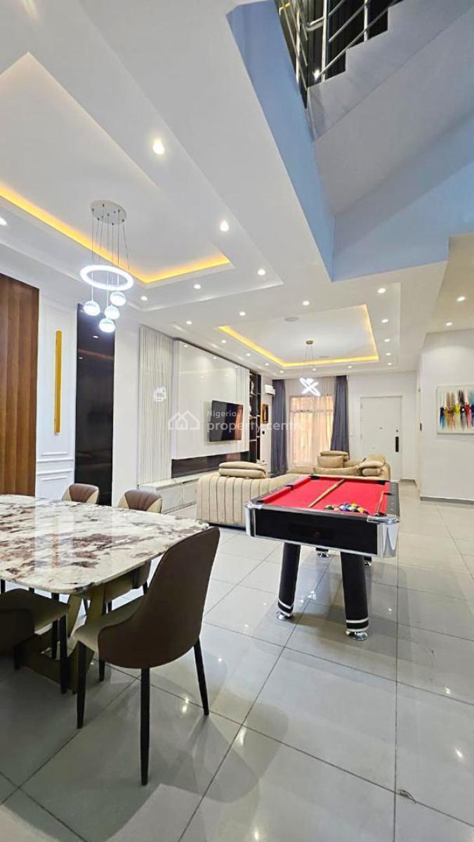 Waterfront 4 Bedroom Terrace Duplex with Top Notch Amenities, Lekki Phase 1, Lekki, Lagos, Terraced Duplex Short Let