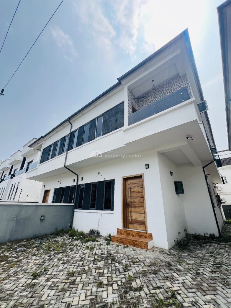 Aesthetically Built 4 Bedroom Semi Detached Duplex with Bq, Agungi, Lekki, Lagos, House for Rent