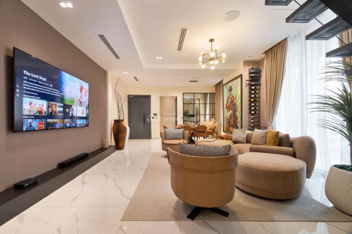 Beautifully Furnished 3 Bedroom Apartment, Lekki Phase 1, Lekki, Lagos, Flat / Apartment Short Let