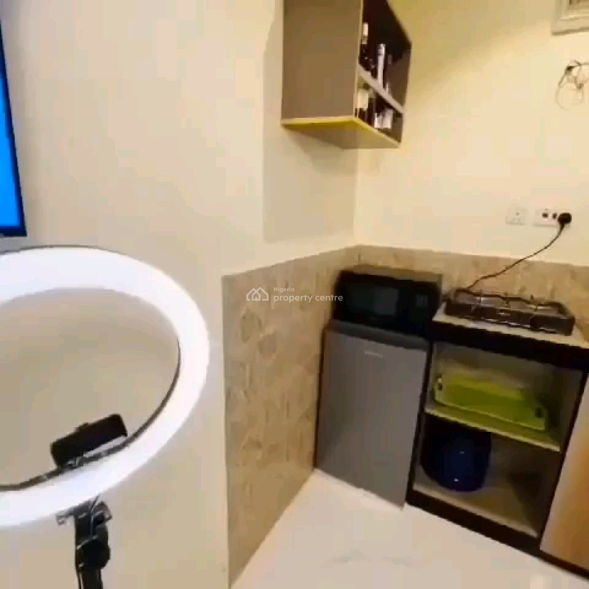 a Fully Furnished and Spacious Studio Apartment, Upstairs with Pop, Akoka, Yaba, Lagos, Self Contain (single Rooms) for Rent