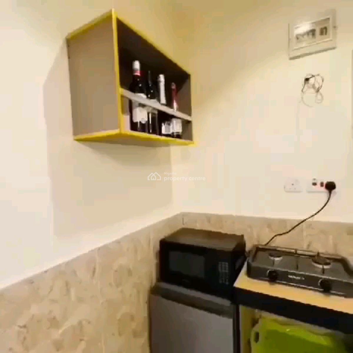 a Fully Furnished and Spacious Studio Apartment, Upstairs with Pop, Akoka, Yaba, Lagos, Self Contain (single Rooms) for Rent