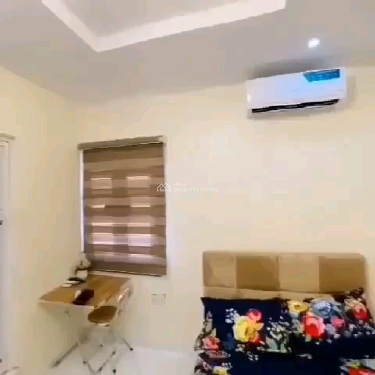 a Fully Furnished and Spacious Studio Apartment, Upstairs with Pop, Akoka, Yaba, Lagos, Self Contain (single Rooms) for Rent