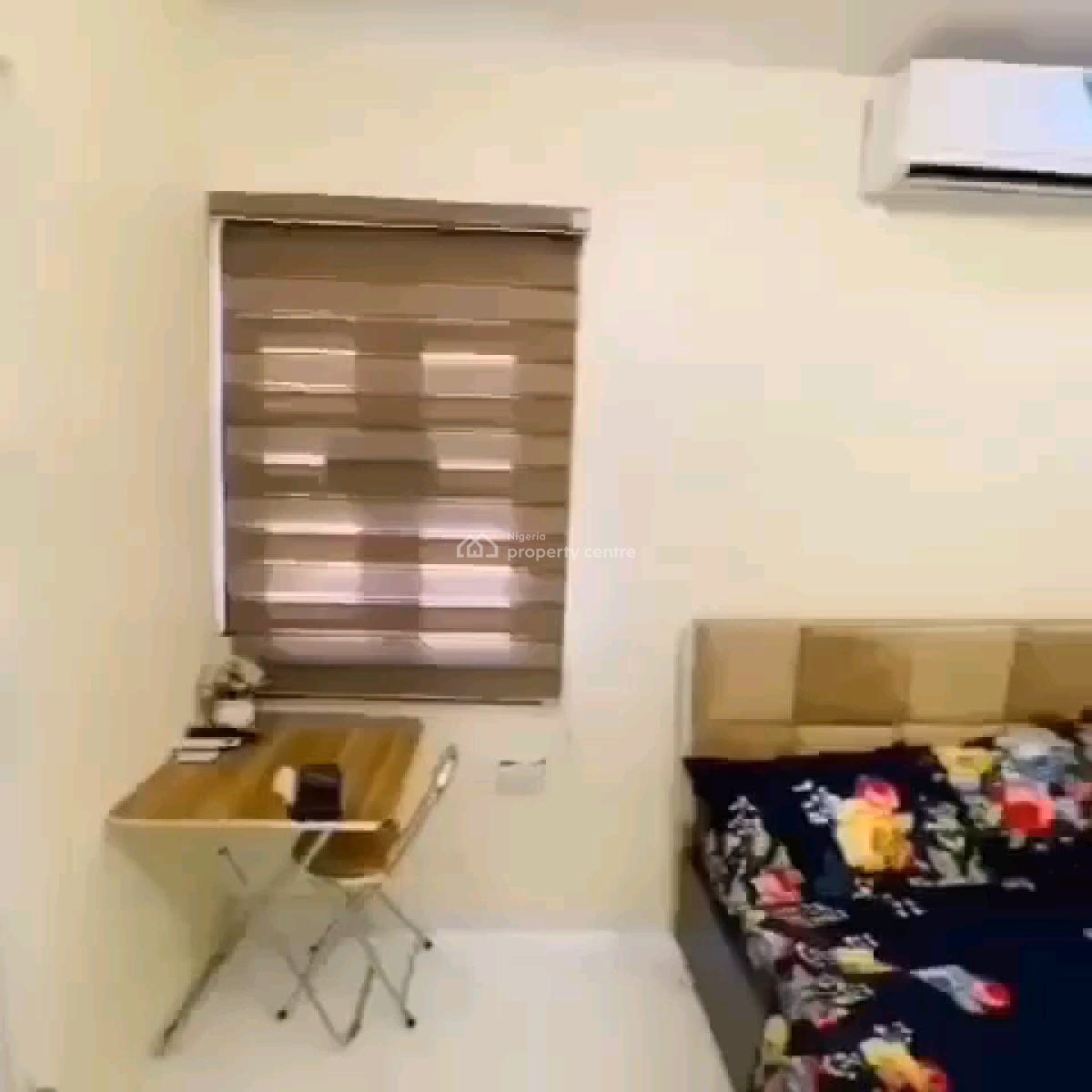 a Fully Furnished and Spacious Studio Apartment, Upstairs with Pop, Akoka, Yaba, Lagos, Self Contain (single Rooms) for Rent
