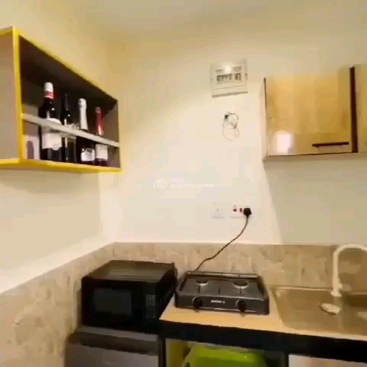 a Fully Furnished and Spacious Studio Apartment, Upstairs with Pop, Akoka, Yaba, Lagos, Self Contain (single Rooms) for Rent