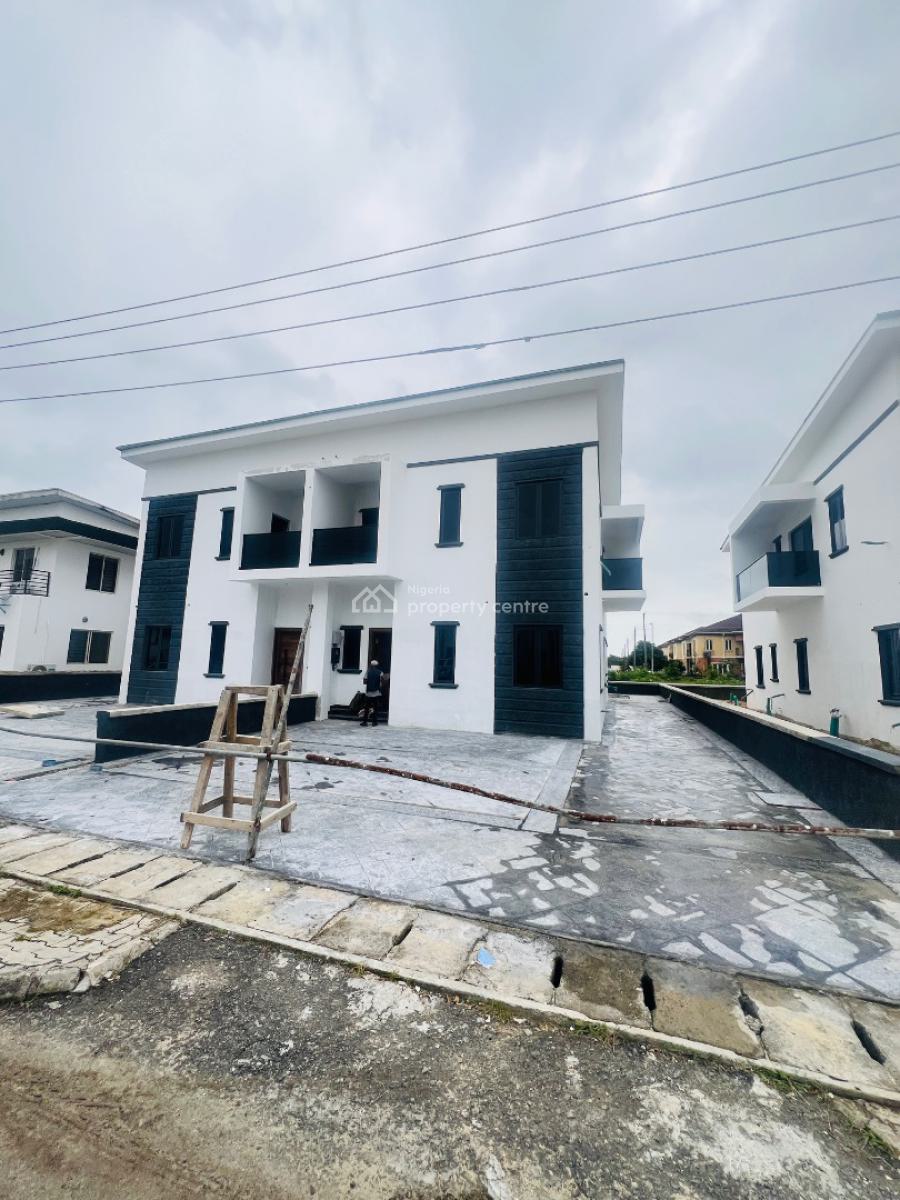 4 Bedroom Semi Detached Duplex in an Estate with 24hours Electricity, Sapphire Garden Estate, Awoyaya, Ibeju Lekki, Lagos, Semi-detached Duplex for Rent