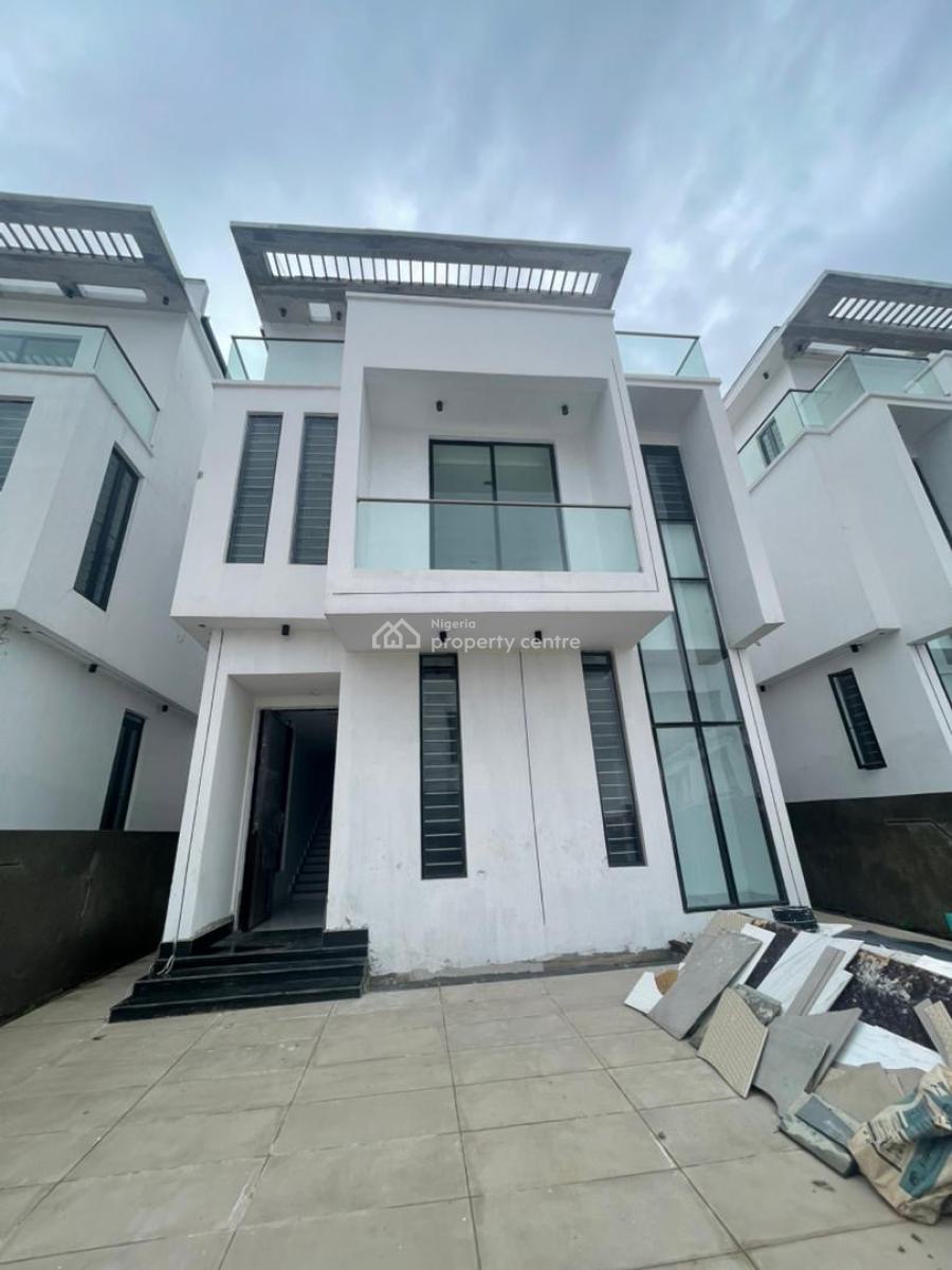 Luxurious 5 Bedroom Fully Detached Duplex with Rooftop Gym Pool and Bq, Chevron, Lekki, Lagos, Detached Duplex for Sale