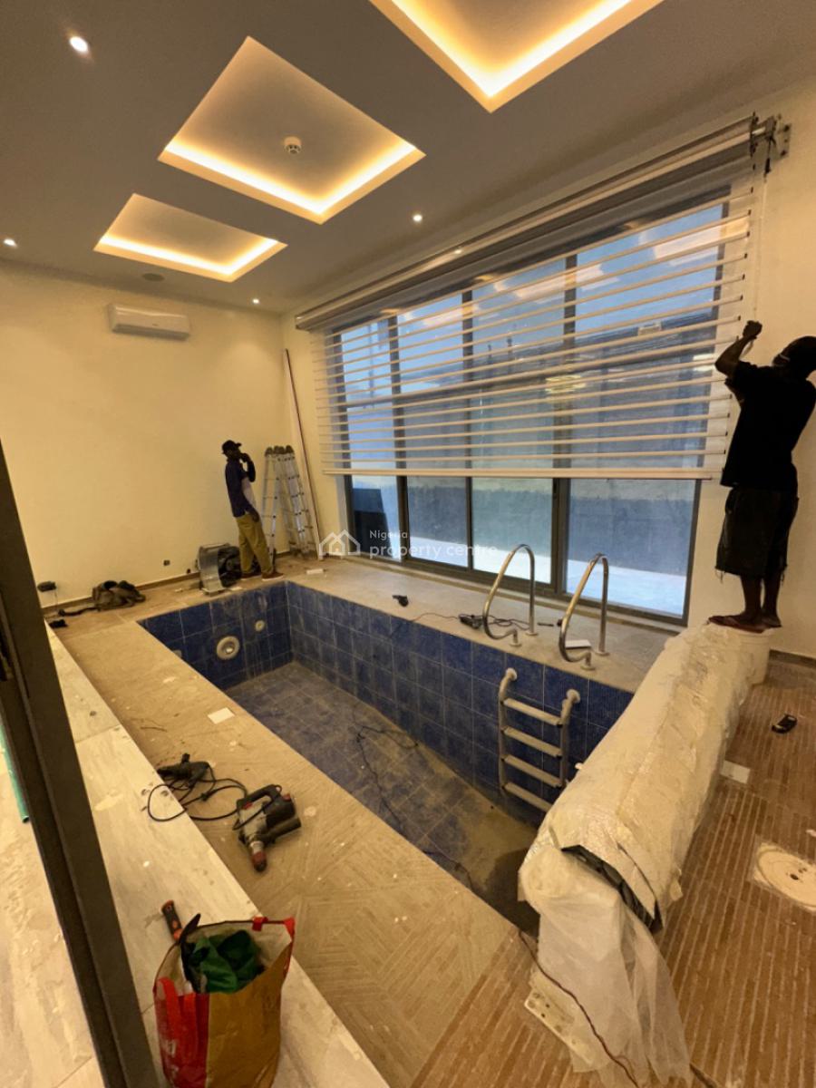 Stunning Contemporary Designed 5 Bedroom Detached House with Pool & Bq, Off Bourdillion, Ikoyi, Lagos, Detached Duplex for Sale