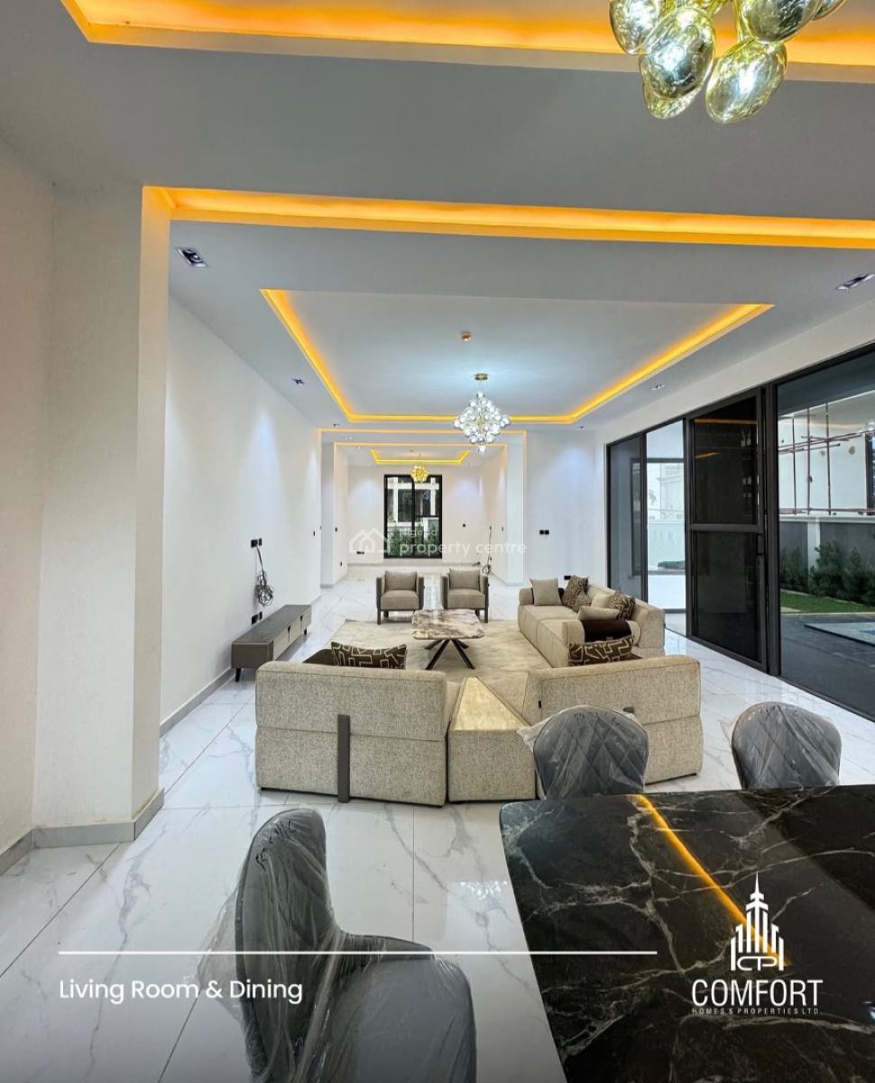 7 Bedroom Detached Duplex with Two Rooms Bq, Asokoro District, Abuja, Detached Duplex for Sale