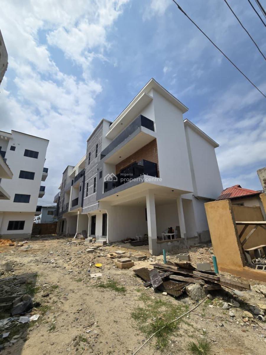 Stylish 4-bedroom Terrace Duplex with Modern Fittings, Ologolo, Lekki, Lagos, Terraced Duplex for Sale