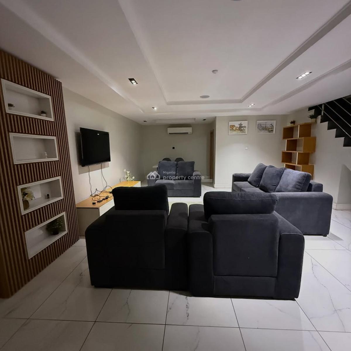 Smart Furnished 4 Bedroom Terrace Duplex  with 1 Room Bq (corner Unit), Kaura, Abuja, Terraced Duplex for Sale